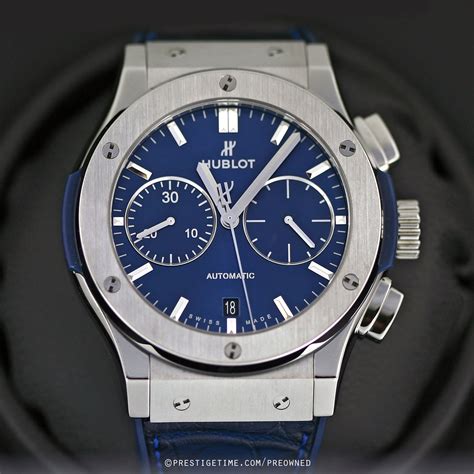 hublot classic fusion all black blue price|pre owned hublot classic fusion.